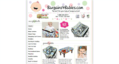 Desktop Screenshot of bargains4babies.com